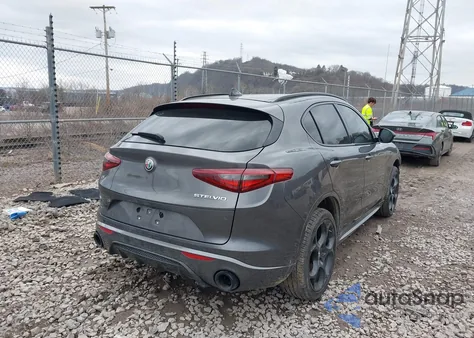 2022 Alfa Romeo Stelvio Veloce Ti Awd from USA, damaged, VIN ZASPAKBN3N7D38112